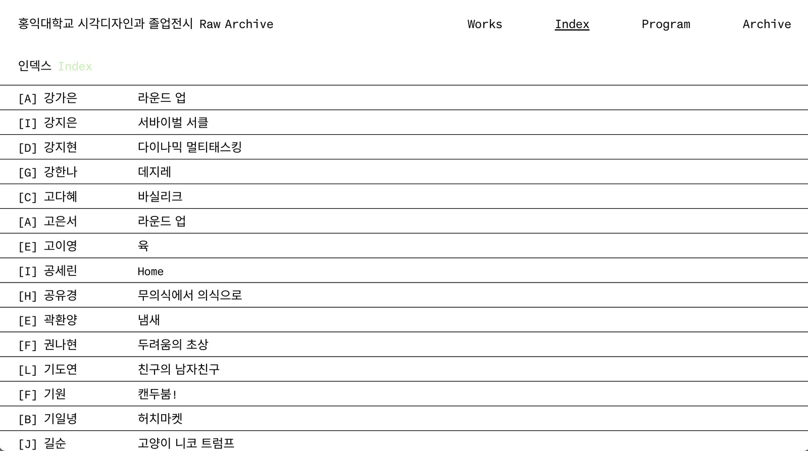 Raw Archive HISD — web